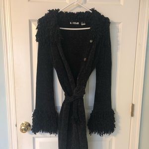 Soft and fuzzy long sweater/coat